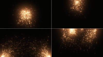商品画像：【4種セット】単発の火花エフェクト